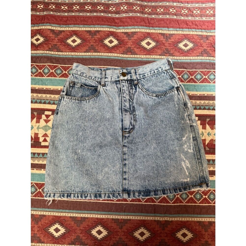 Vintage Light Wash Denim skirt